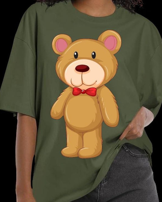 Teddy Bear Printed T-Shirt