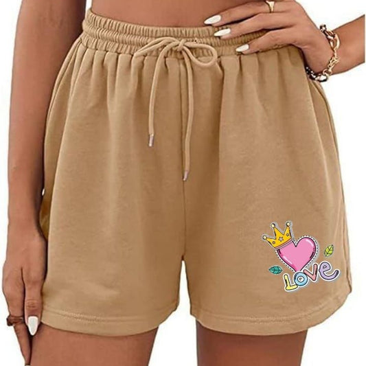 Love Print shorts