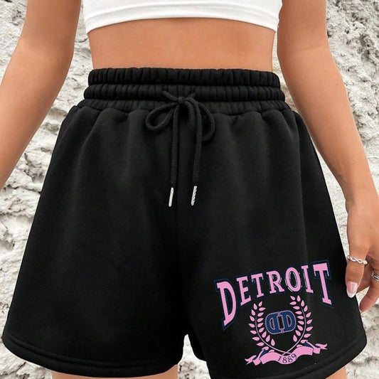 Graphic print shorts