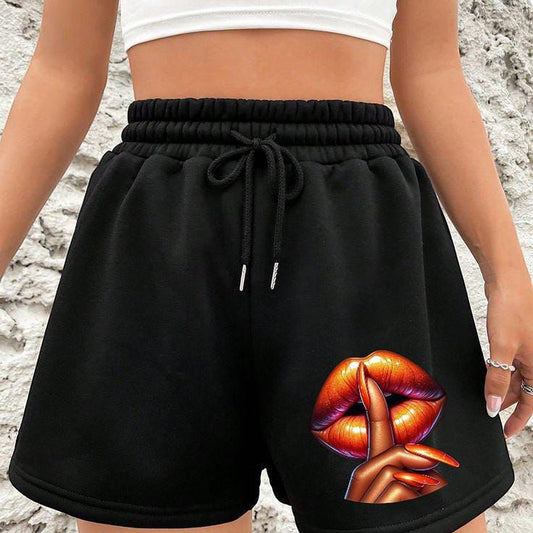 Graphic print shorts
