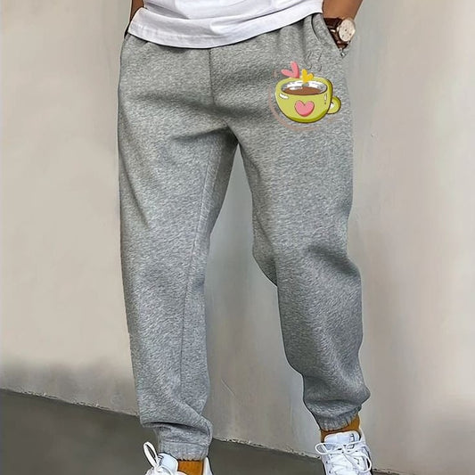 Graphic print sweatpants