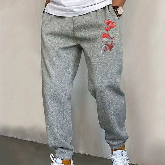Graphic print sweatpants