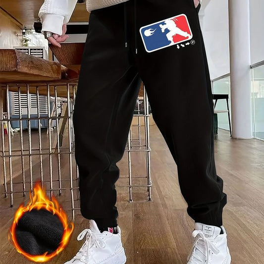 Street fighter hadoken print sweatpants