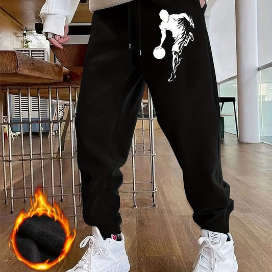 Basketball print sweatpants