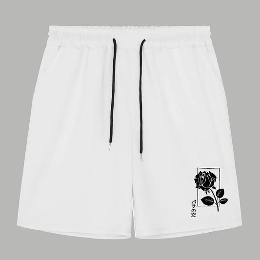 Black flower short