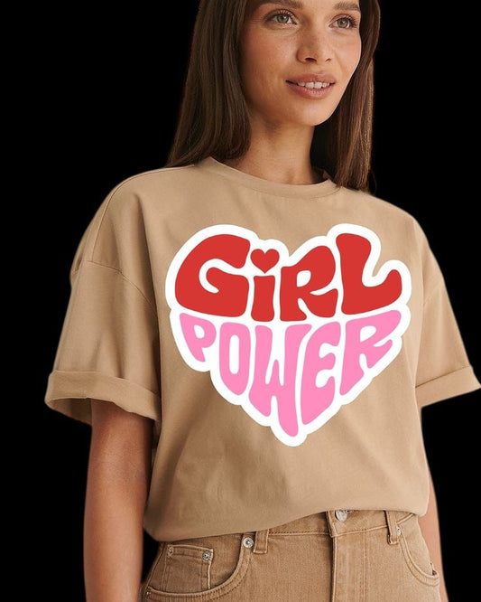 Girl Power Printed T-Shirt