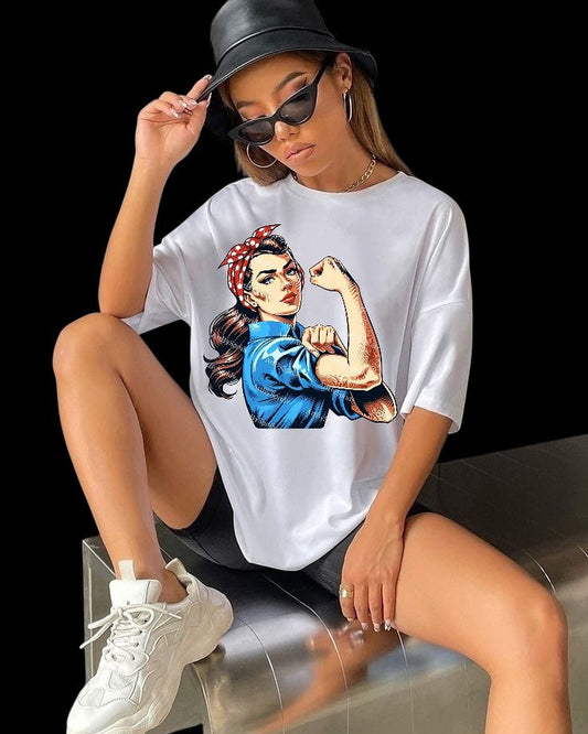 Girl Power Printed T-Shirt