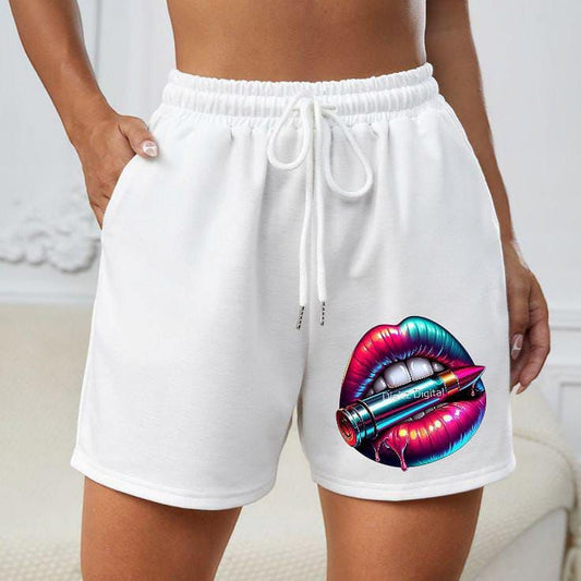 Graphic print shorts