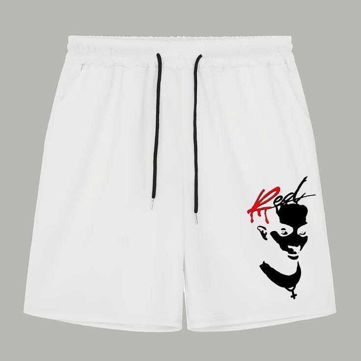 Red face short
